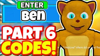 ALL NEW *PART 6 + GINGER* UPDATE OP CODES In Roblox Ben! (Ben Roblox Codes)