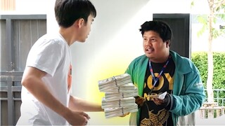 เกรียนไรเดอร์ ให้ทิป 100,000 บาท