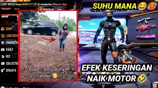 EFEK KESERINGAN NAIK MOTOR JADI GINI🤣😂