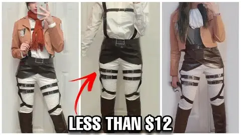 LOW BUDGET ATTACK ON TITAN COSPLAY DIY