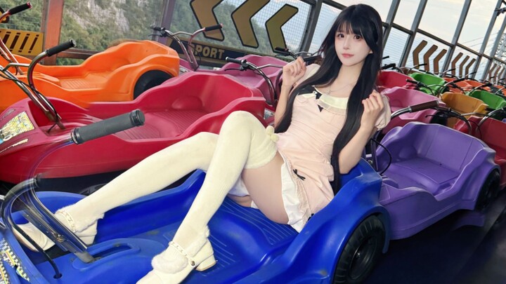 Pengalaman Kencan di Taman Hiburan dengan Pacar Up-er 500 Ribu Pengikut dari Sudut Pandang Pertama ~