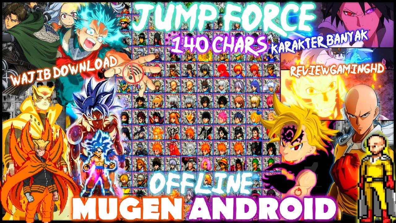 Download Jump Force Mugen Android, Full 98 Karakter, Offline