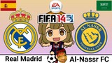 FIFA 14 | Real Madrid VS Al-Nassr FC (Ronaldo fights his future team)