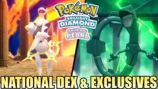 National Pokedex & ALL Version Exclusives in Pokemon Brilliant Diamond Shining Pearl