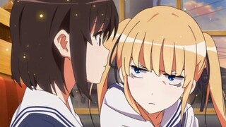 The love rival is extremely jealous when he meets her, and the male protagonist finds it hard to hol