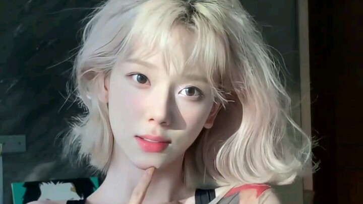 Penampilan terbaru Kim Min-jeong aespa terungkap!! (Penggantian wajah) Rambut pendek keriting warna 