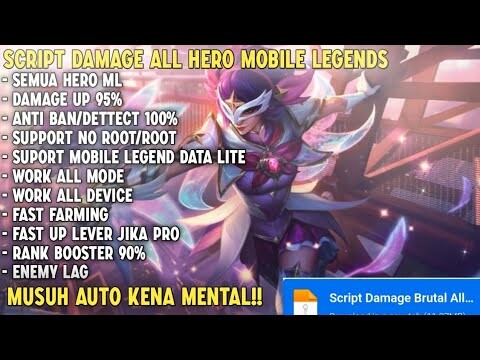 Script Damage Mobile Legends + Attack Speed No Password Patch Terbaru | Mobile Legends