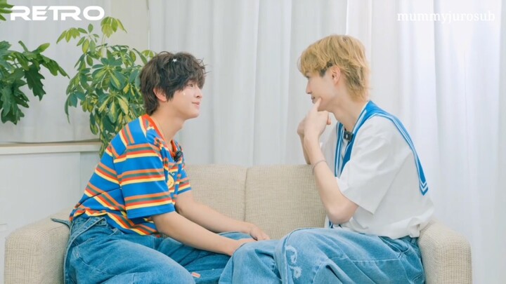 เกมแข่งจ้องตาของ " คัง ฮิเดโยชิ และ ฟูจิโมโตะ โคได " จากนิตยสาร RETRO ซับไทย