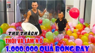 Thử Thách Thổi 10.000 Quả Bóng Bay Bằng Mồm Và Cái Kết - Cảm Giác Phê Như Nổ P.H.Á.O Hoa Ngày Tết