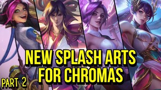 13 NEW Splash Arts For Chromas - Kaisa | Irelia | Janna | Senna | Jinx | Lucian | Riven | Lee sin