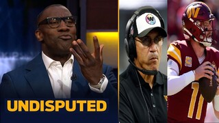 UNDISPUTED - Carson Wentz's FACE was not HAPPY!!! Shannon reacts to Ron Rivera's apologize