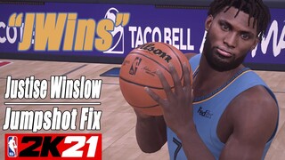 Justise Winslow Jumpshot Fix NBA2K21 with Side-by-Side Comparison