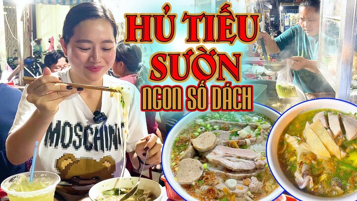 Phát hiện Hủ Tiếu Sườn "núp lùm" trong hẻm siêu ngon| ÁNH KUA