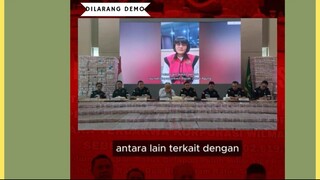Kejaksaan Agung (Kejagung) menampilkan video berdurasi 3 menit 35 detik berisi permintaan maaf dari