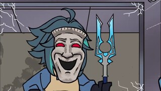 My PUBG cousin: Working as an auditor in a fake-human apartment, you may be eaten by monsters at any