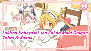 [Lukisan Kobayashi-san Chi no Maid Dragon] Tohru & Kanna_3
