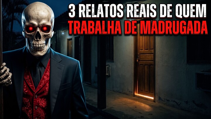 NUNCA ACEITE ESSE TIPO DE ENTREGA | 3 Histórias de Terror de Quem Trabalha à Noite RELATOS ORIGINAIS