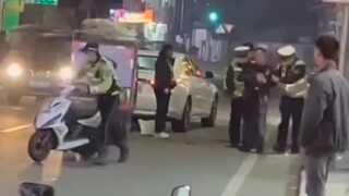 The traffic cops downstairs were catching "ghost bikes"—and they were at it all night long!