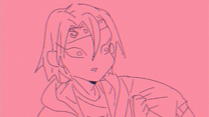 [Kimetsu no Yaiba tulisan tangan / Yulian] Tantangan tantangan bibir pria seksi