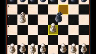 Some trick of chess movements hard game