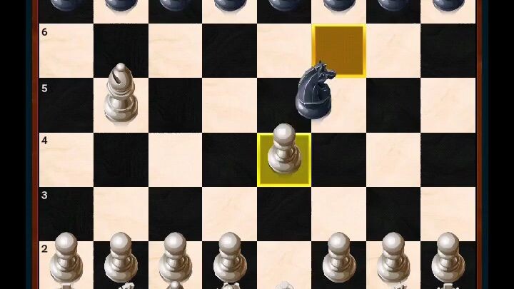 Some trick of chess movements hard game