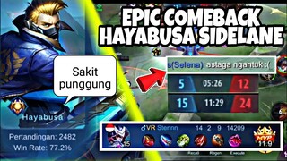 EPIC COMEBACK Stenly HAYABUSA SIDE Tim Troll ! Mobile Legends