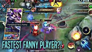 THE FASTEST FANNY PLAYER IN THE WORLD?! | Fanny Montage by Official Yasuo | MLBB