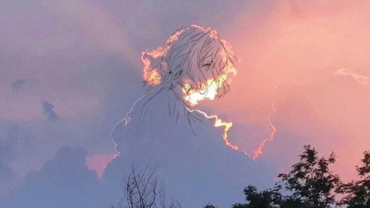 สีม่วงที่เหมือนเมฆ