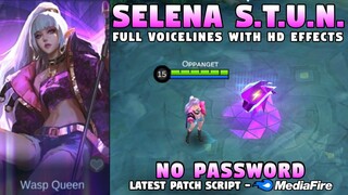 New Selena S.T.U.N. Skin Script No Password | Latest Selena S.T.U.N. Skin Script | Mobile Legends