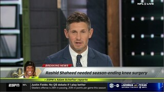 [BREAKING NEWS] Dan Orlovsky reacts to Saints WR Rashid Shaheed needed season-ending knee surgery