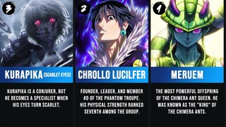 Top Ranking of Nen Users in HUNTER X HUNTER | PopuAni Power Rank #001