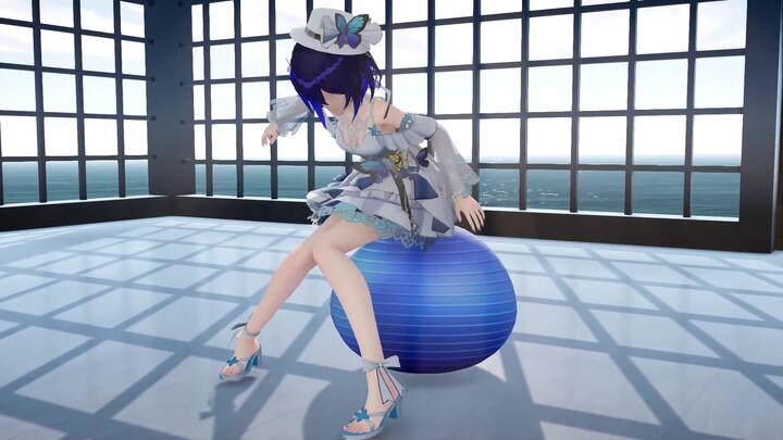 [ Honkai Impact 3MMD] Xier wants to play with the balance ball~ Xier is so cute o(*≧▽≦)ﾂ