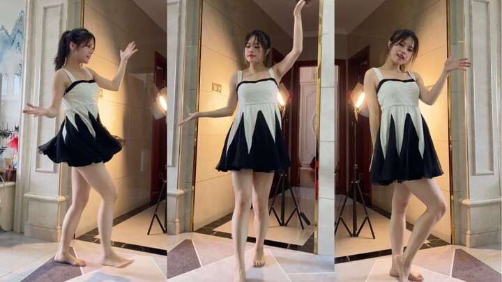 My first time dancing at home, I was afraid it wasn't cute enough