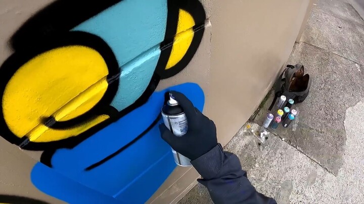Fui pego pela POLICIA Fazendo GRAFFITI - Parte Graff (1080p, h264, youtube)