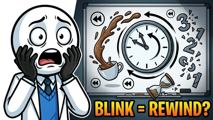 What If Time Ran Backward Every Time You Blinked?