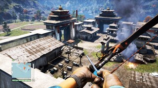 Thử Thách Chiếm Pháo Đài Bằng Cung Tên Và Dao Trong Im Lặng - FAR CRY 4