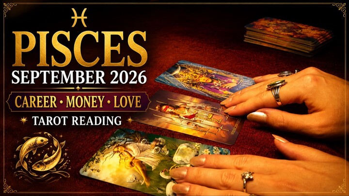 PISCES SEPTEMBER 2026 🔮 Career, Money & Love | Tarot Reading