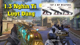 Call of Duty Mobile | TOP 3 CÂY SÚNG ĐƯỢC DÙNG NHIỀU NHẤT CODM 2 NĂM QUA