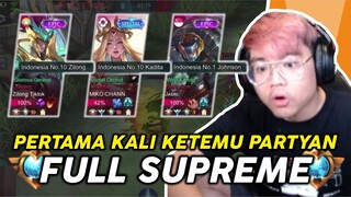 GILA KTMU 3 SUPREME INDONESIA SMUANY MAPHACKER - SUPREME 1 JOHNSON + SUPREME 10 ZILONG SM KADITA COK