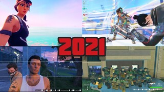 The clips that I got in 2021 that I didn't get to upload
