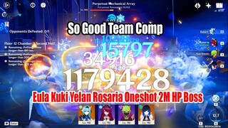 Eula Kuki Shinobu Yelan Rosaria One Shot 2.7 Floor 12 - 3x Millennial Moveme Buff Show