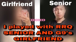 I JOIN RRQ SENIOR AND G9's GIRLFRIEND SQUAD IN SOUTH EAST ASIA SCRIMS [FULL GAMEPLAY]