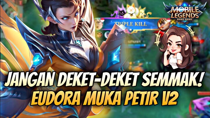 Pake hero ini,auto win!! Eudora full burst satu Hit❗❗((Mobile Legends))