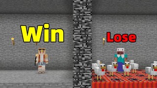 When you are killed by a chicken, you will "lose the game"! ?