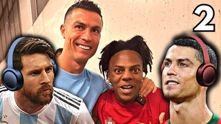 Messi & Ronaldo React To Funny Clips 2!