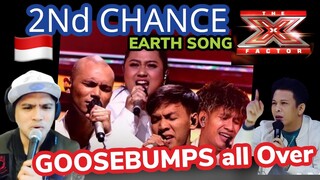 2ND CHANCE - EARTH SONG Michael Jackson | X Factor Indonesia 2021|    REACTION