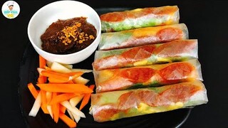 Cách làm BÒ BÍA | Món ăn của tuổi thơ | Bếp Của Vợ