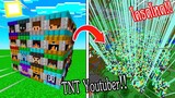 ⚡️【ถ้าเกิด! เราสามารถคราฟ TNT Youtuber สุดโหดได้_!】- (Minecraft)