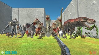 Escape from All Units in Maze. Animal Revolt Battle Simulator