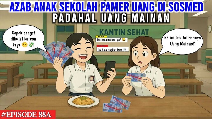 AZAB ANAK SEKOLAH PAMER UANG DI SOSMED! PADAHAL UANG MAINAN  COCO MEONG EPISODE